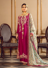 Sara Sohail Melodic Heavy Embroidered Raw Silk